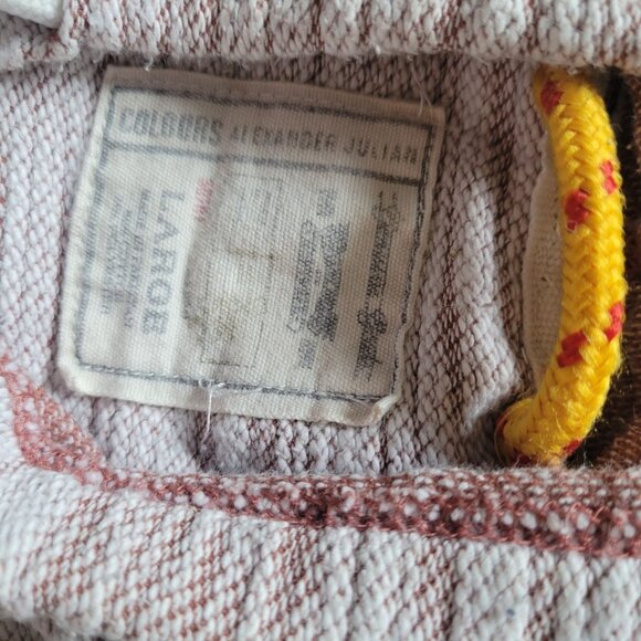 Alexander Julian Striped Hooded Pullover Sweatshirt With Kangaroo Pocket - Picture 6 of 7